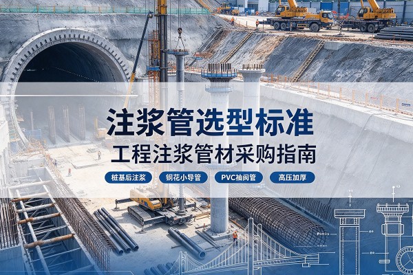 康定注浆管选型标准