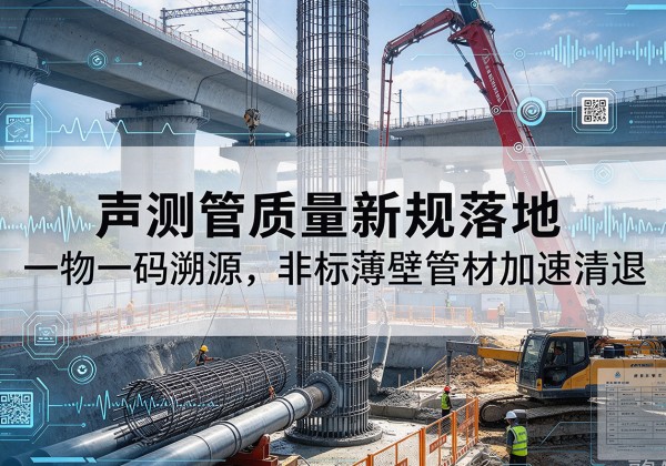 康定声测管质量新规落地，一物一码溯源，非标薄壁管材加速清退