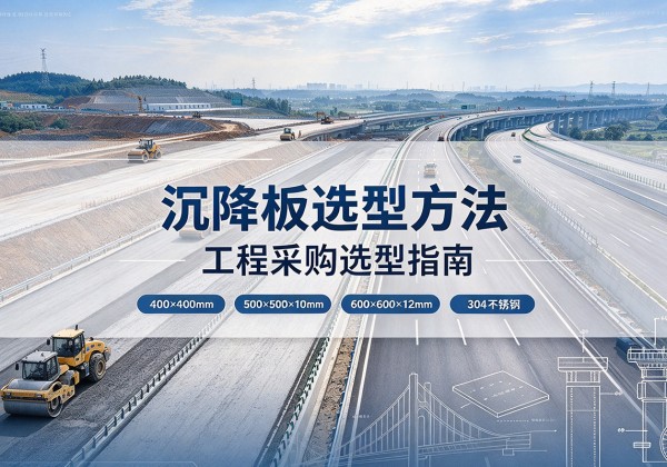 康定沉降板选择方法