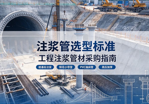 康定注浆管选型标准
